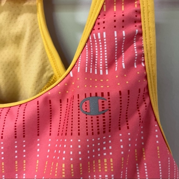 Champion SZ Large Sports Bra Orange Women - Picture 9 of 15